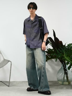 「アイテム（タンクトップ）」を使った、しーさん（メンズ・177cm・20代）の夏コーディネート