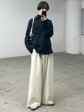 「アイテム（スマホケース/カバー）」を使った、しーさん（メンズ・177cm）の秋コーディネート