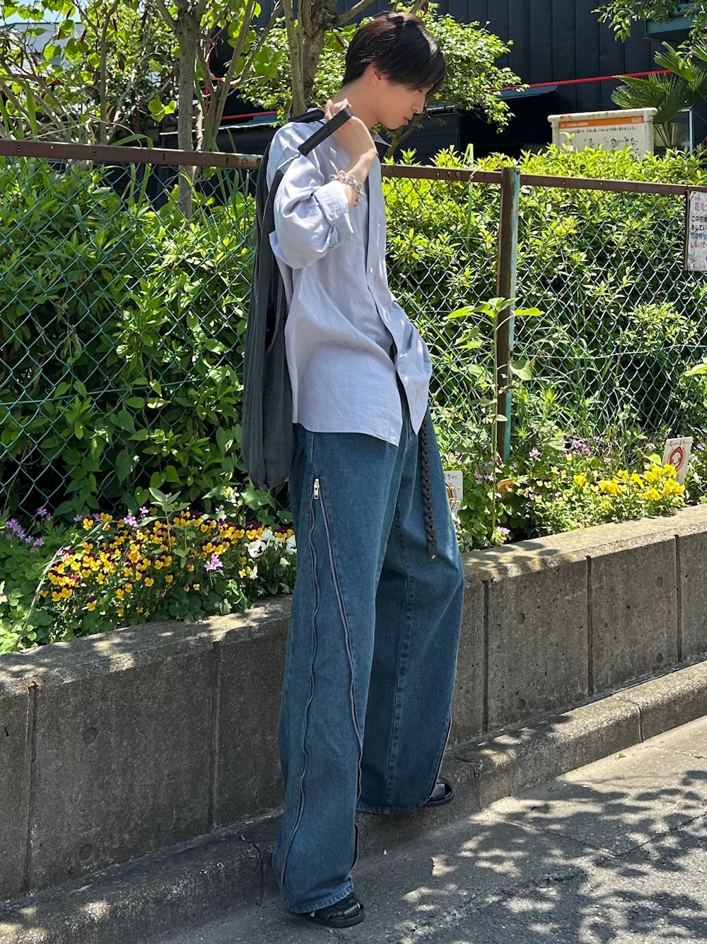 soerte ジーンズ 3WAY SIDE-ZIP BUGGY DENIM PANTS/3WAYサイド