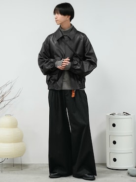 「アイテム（フレグランス）」を使った、しーさん（メンズ・177cm）の冬コーディネート