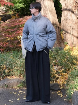 「Llife（ライフ）のアイテム」を使った、しーさん（メンズ・177cm）の冬コーディネート