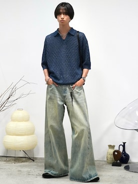 「アイテム（キーホルダー）」を使った、しーさん（メンズ・177cm・20代）の秋コーディネート