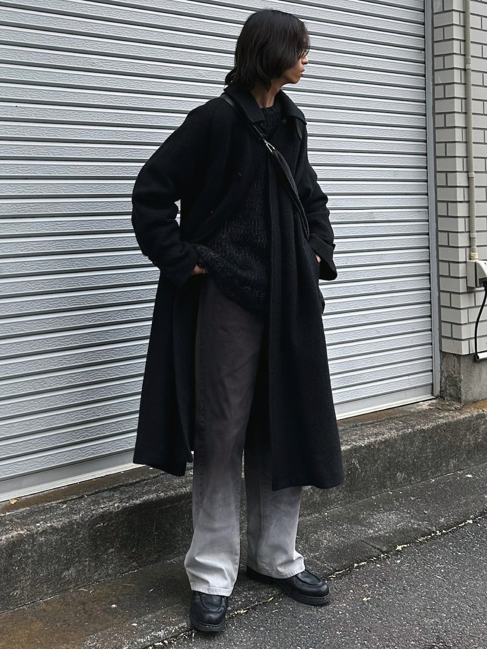 LIDNM（リドム）の「ROVING WOOL KASURI KNIT（ニット/セーター）」 - WEAR