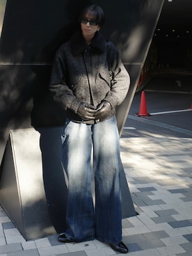 「アイテム（フレグランス）」を使った、しーさん（メンズ・177cm）の冬コーディネート