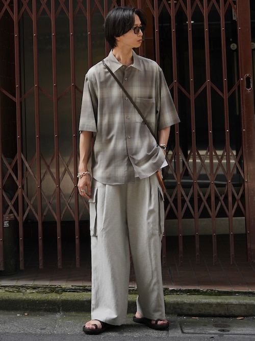 LIDNM（リドム）の「SUPER 140'S WOOL SHIRT（シャツ/ブラウス）」 - WEAR