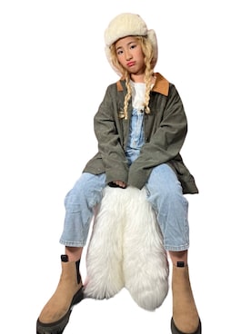 「H&M（エイチ・アンド・エム）のアイテム（ブーツ）」を使った、🌈IR♡ᕼᗩ🌈さん（キッズ・123cm）の秋コーディネート