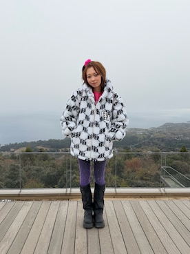 「GYDA（ジェイダ）のアイテム」を使った、すずさん（レディース・159cm）の冬コーディネート