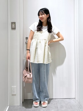 「FREE'S MART（フリーズマート）のアイテム」を使った、kotomiさん（骨格ストレート・レディース・156cm）の夏コーディネート