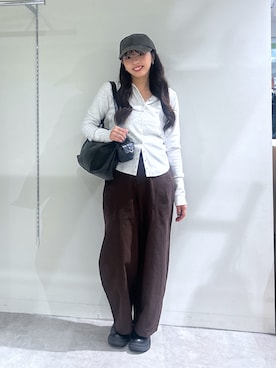 「FREE'S MART（フリーズマート）のアイテム（パンツ）」を使った、kotomiさん（レディース・156cm）の秋コーディネート