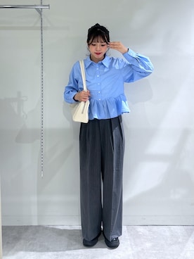 「FREE'S MART（フリーズマート）のアイテム（パンツ）」を使った、kotomiさん（レディース・156cm）の秋コーディネート