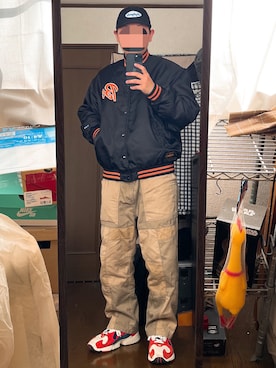 アスパラガスさん（メンズ・170cm）の冬コーディネート