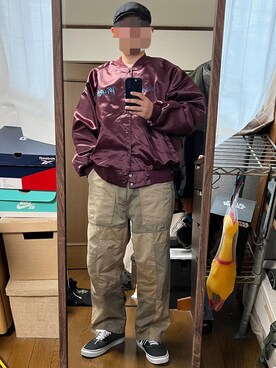 アスパラガスさん（メンズ・170cm）の秋コーディネート