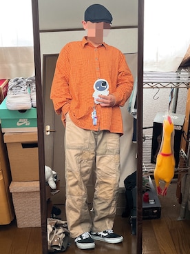 アスパラガスさん（メンズ・170cm）の秋コーディネート