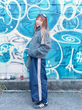 「アイテム（つなぎ/オールインワン）」を使った、iamwanwisaさん（レディース・158cm）の冬コーディネート