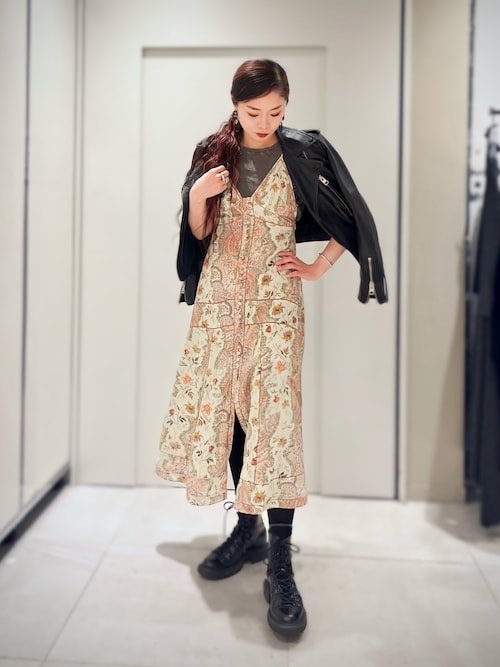 セール】DAHLIA CASCADE PAISLEY SLIM MAXI DRESS | DAHLIA