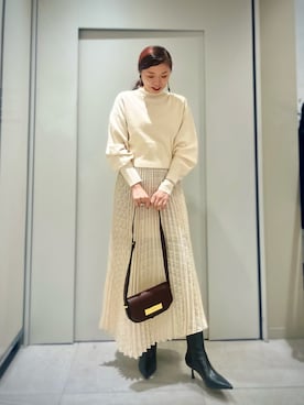 Zoeyさん（レディース・160cm）の冬コーディネート