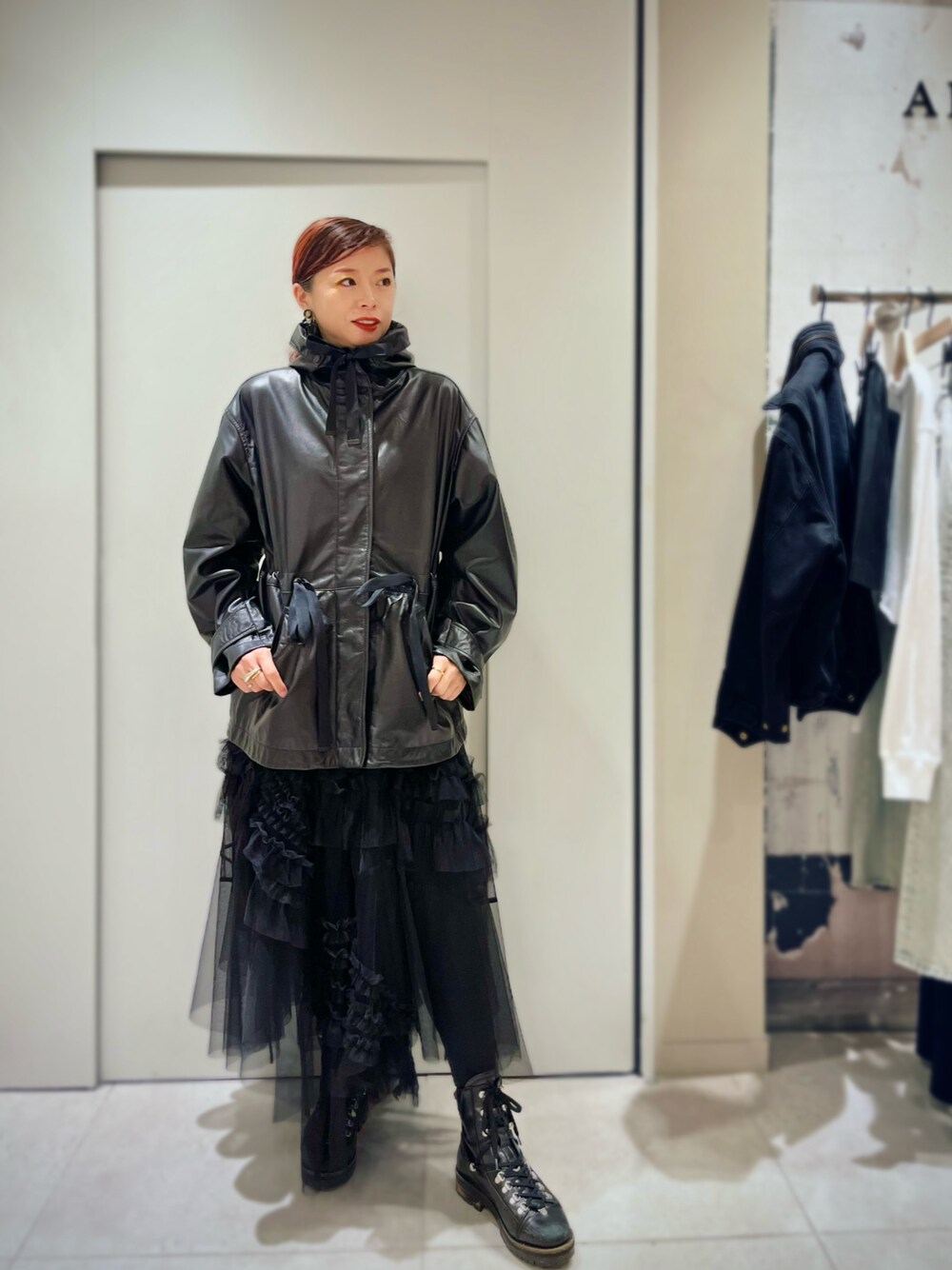 ALLSAINTS（オールセインツ）の「KELSEA RELAXED FIT LEATHER JACKET