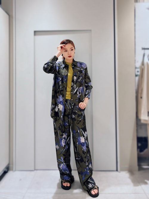 ALLSAINTS ブラウス シャツ EVE FLORAL PRINT SHIRT