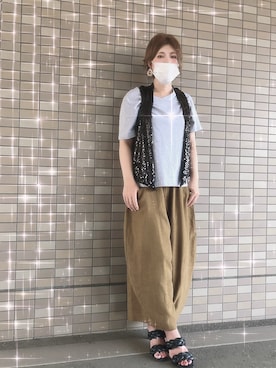 「LUCA（ルカ）のアイテム」を使った、nyanko34さん（レディース・157cm）の夏コーディネート