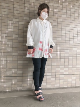 「IROIRO（イロイロ）のアイテム」を使った、nyanko34さん（レディース・157cm）の夏コーディネート