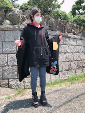 「IROIRO（イロイロ）のアイテム」を使った、nyanko34さん（レディース・157cm）の春コーディネート