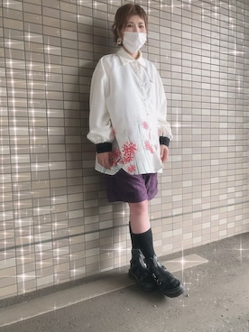 「IROIRO（イロイロ）のアイテム」を使った、nyanko34さん（レディース・157cm）の夏コーディネート