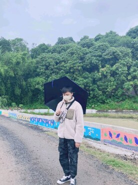 「無印良品（ムジルシリョウヒン）のアイテム（その他シューズ）」を使った、hopakさん（メンズ・170cm）の冬コーディネート