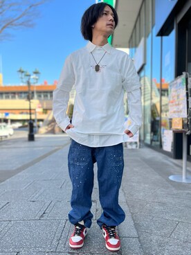 坂本聖矢さん(メンズ・164cm)の春コーディネート