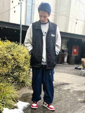 坂本聖矢さん(メンズ・164cm)の春コーディネート