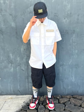 坂本聖矢さん（メンズ・164cm）の夏コーディネート