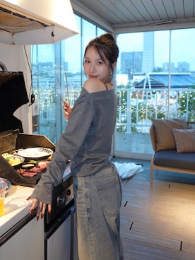 「SENEE（セニー）のアイテム」を使った、kanon さん（レディース・165cm）の秋コーディネート