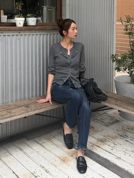 「SENEE（セニー）のアイテム」を使った、kanon さん（レディース・165cm）の秋コーディネート