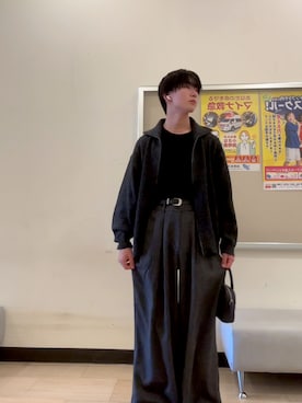 「アイテム（ニット/セーター）」を使った、りょうたさん（メンズ・176cm）の秋コーディネート
