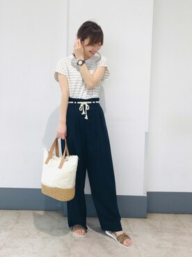 はるなさん（レディース・159cm）の夏コーディネート