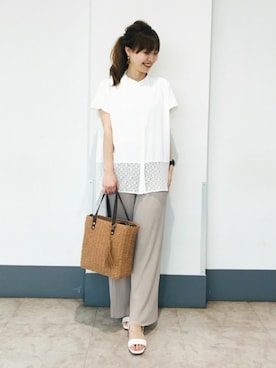 はるなさん（レディース・159cm）の夏コーディネート