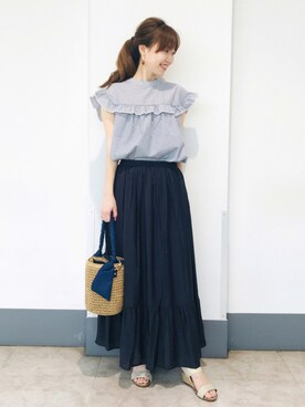 はるなさん(レディース・159cm)の夏コーディネート