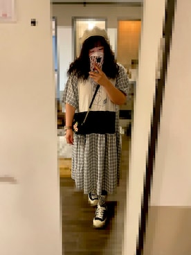 「oversize」｜「アイテム（その他シューズ）」を使った、ChiChiさん（レディース・165cm）の秋コーディネート