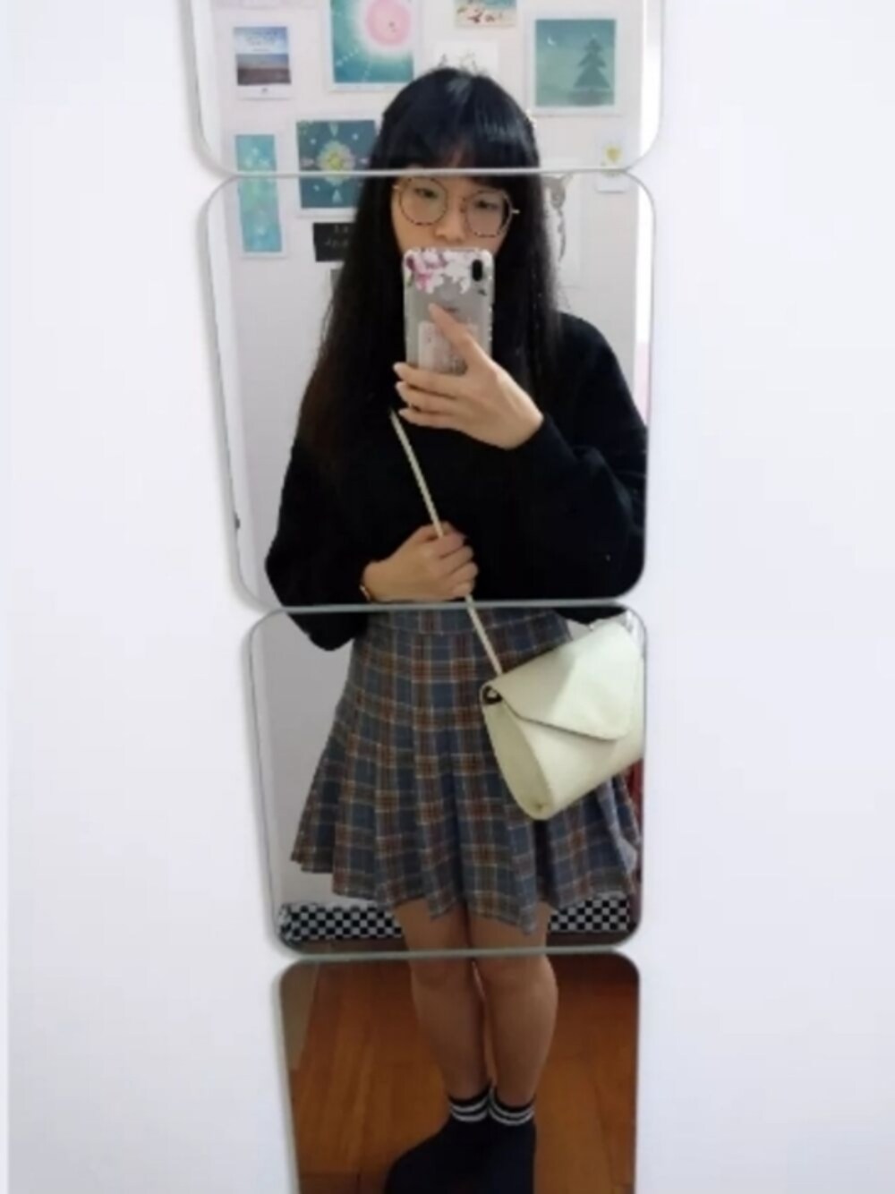 「149cm、winter」｜「GUのアイテム（トップス、ブラック系）」を使った、うさぎ🐰さん（レディース・149cm）の夏コーディネートの1枚目の写真