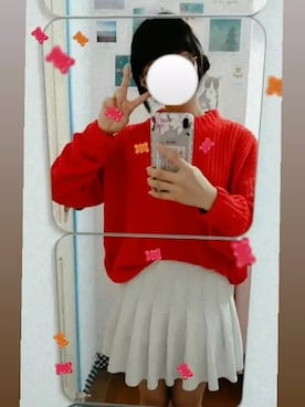 「毛衣」｜うさぎ🐰さん（レディース・149cm）の夏コーディネート