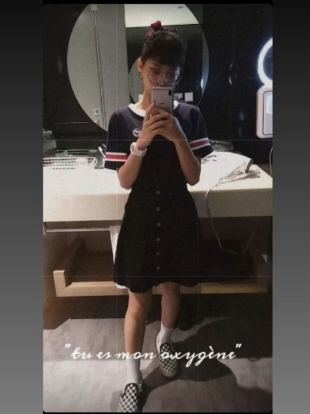 「VANSのアイテム（スリッポン、その他）」を使った、うさぎ🐰さん（レディース・149cm）の夏コーディネートの1枚目の写真