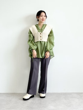 Miku Sugimotoさん（レディース・158cm）の夏コーディネート