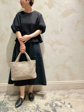 「BEARDSLEY」｜「アイテム（その他シューズ）」を使った、konnoooatsukoooさん（レディース・162cm）の夏コーディネート