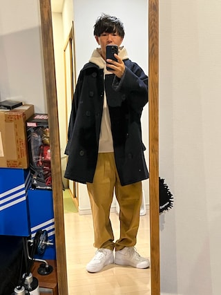 NAUTICA Pコート NAUTICA ネイビー ウール ピーコート nautica 長谷川