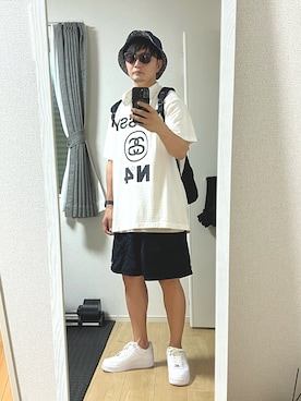 「アイテム（ハット）」を使った、taihekさん（メンズ・168cm）の夏コーディネート