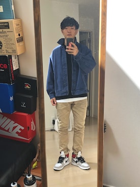 「Steven Alan（スティーブンアラン）のアイテム（ブルゾン）」を使った、taihekさん（メンズ・168cm）の秋コーディネート