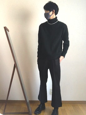 「アイテム（アクセサリー）」を使った、渋谷祐貴さん（メンズ・186cm・10代）の春コーディネート