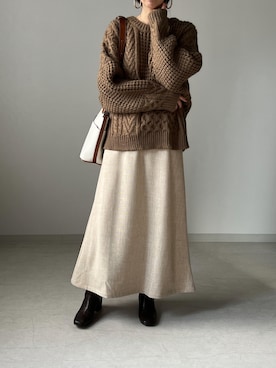 Bab pressさん（レディース・157cm）の冬コーディネート