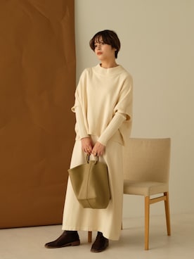 「Bab（バブ）のアイテム（ワンピース/ドレス）」を使った、Bab pressさん（レディース・155cm）の秋コーディネート