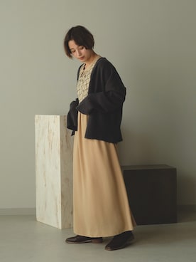 「Bab（バブ）のアイテム（ワンピース/ドレス）」を使った、Bab pressさん（レディース・155cm）の秋コーディネート