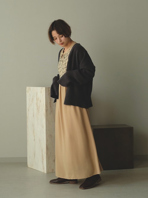WEB限定】フロント刺繍ワンピース（ワンピース）｜Bab（バブ）の